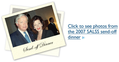 See photos from the 2007 SALSS send-off dinner